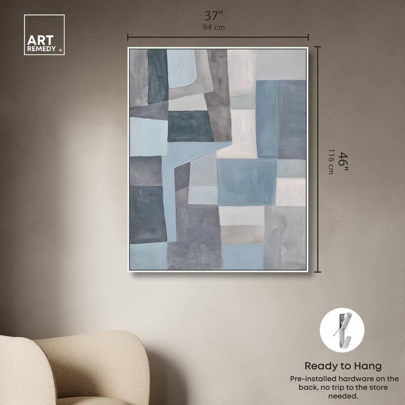 Tessellated Tones I Canvas by Art Remedy
