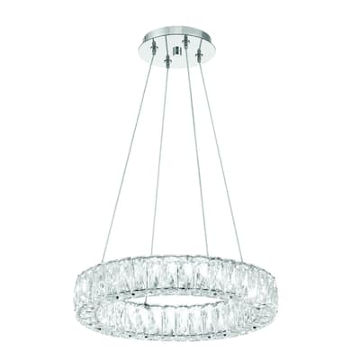 LED Chrome Chandelier