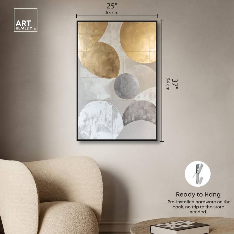 Golden Sequence II Canvas by Art Remedy