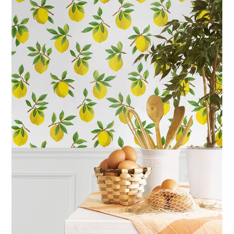 Daisy Bennett Designs Lemoncello Peel and Stick Wallpaper