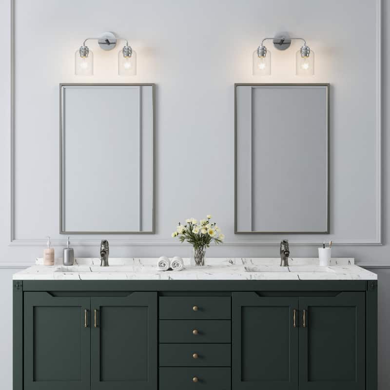 Brio Lighting Kiara 2-Light Dimmable Bathroom Vanity Light