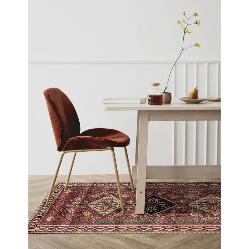 ECARPETGALLERY Hand-knotted Konya Anatolian Red Wool Rug - 4'7 x 9'4