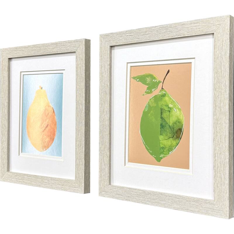 Paragon Happy Fruit II Framed Art - Set of 2