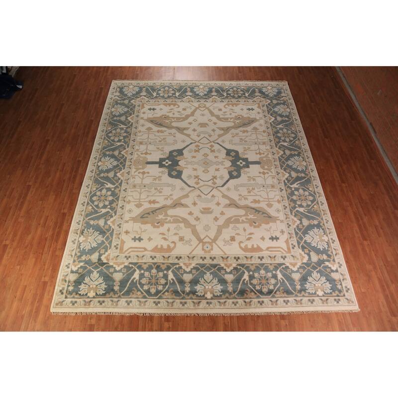 Oushak Oriental Large Area Rug Handmade Wool Carpet - 12'0" x 15'0"