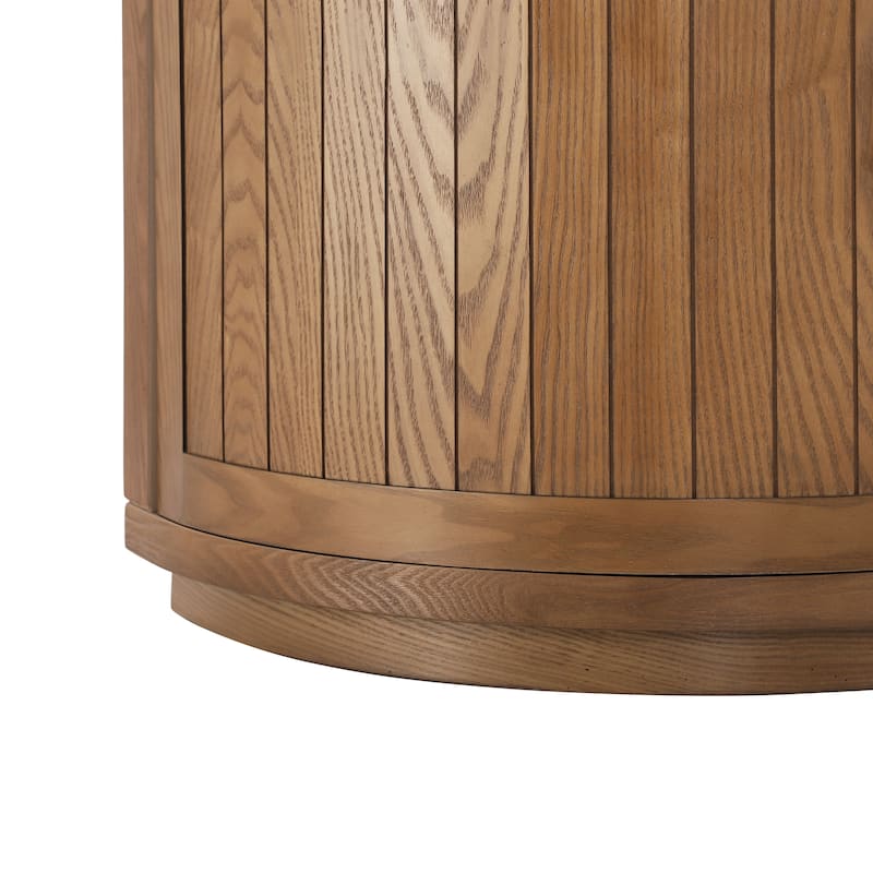 Christopher Knight Home - Elowen Modern Storage Sideboard with Four Doors and Curved Design - 57''×15.75''×32''