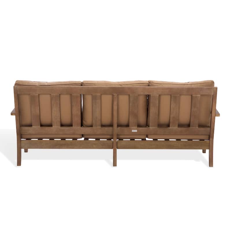 SAFAVIEH Couture Martinique Wood Patio Sofa