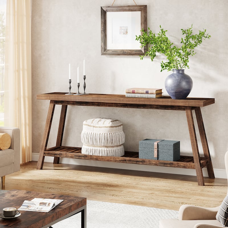Farmhouse 70.9 Inches Console Entryway Table