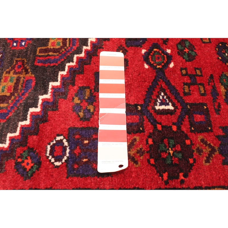 ECARPETGALLERY Hand-knotted Anadol Red Wool Rug - 4'9 x 7'5