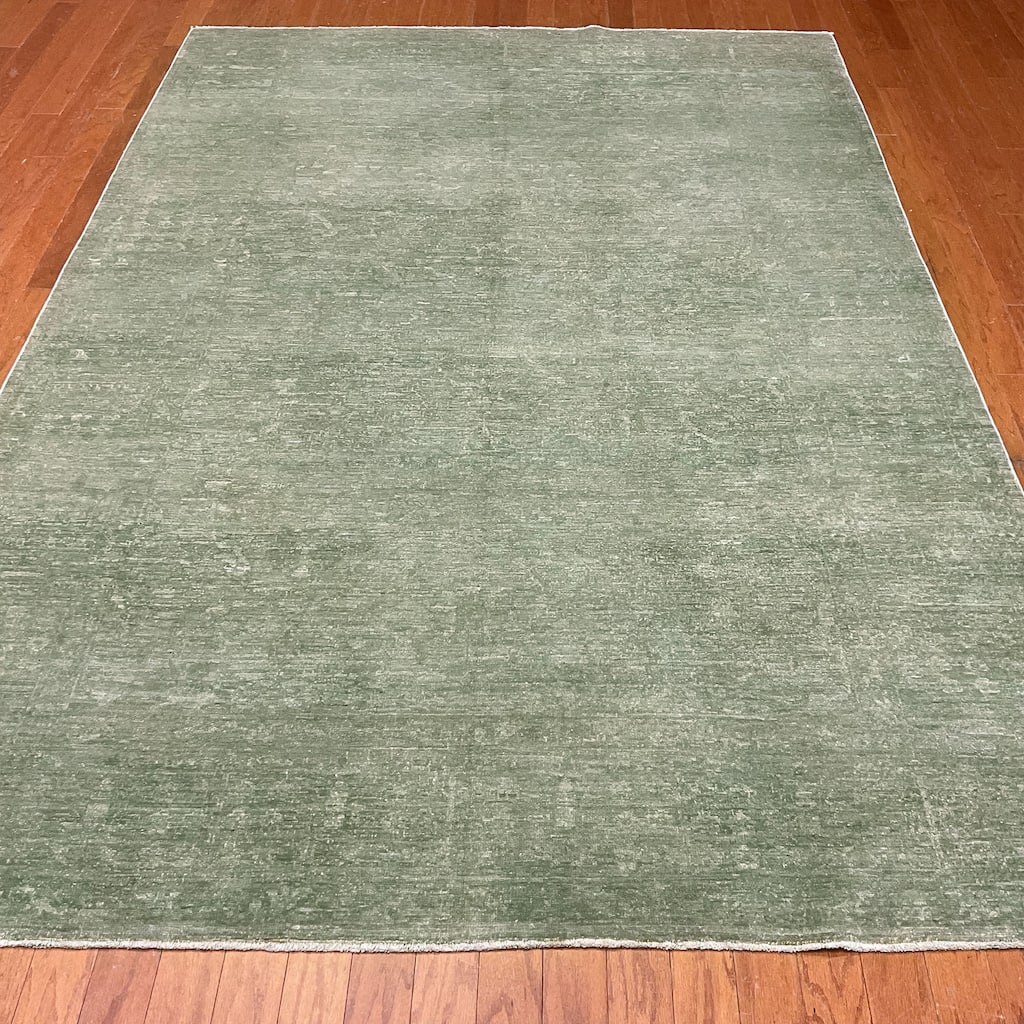 HERAT ORIENTAL Handmade Overdyed Oushak Wool Rug - 6' x 8'7"