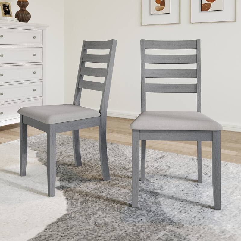 CraftPorch Simple Timeless Wooden Dining Chairs (Set of 2) - N/A