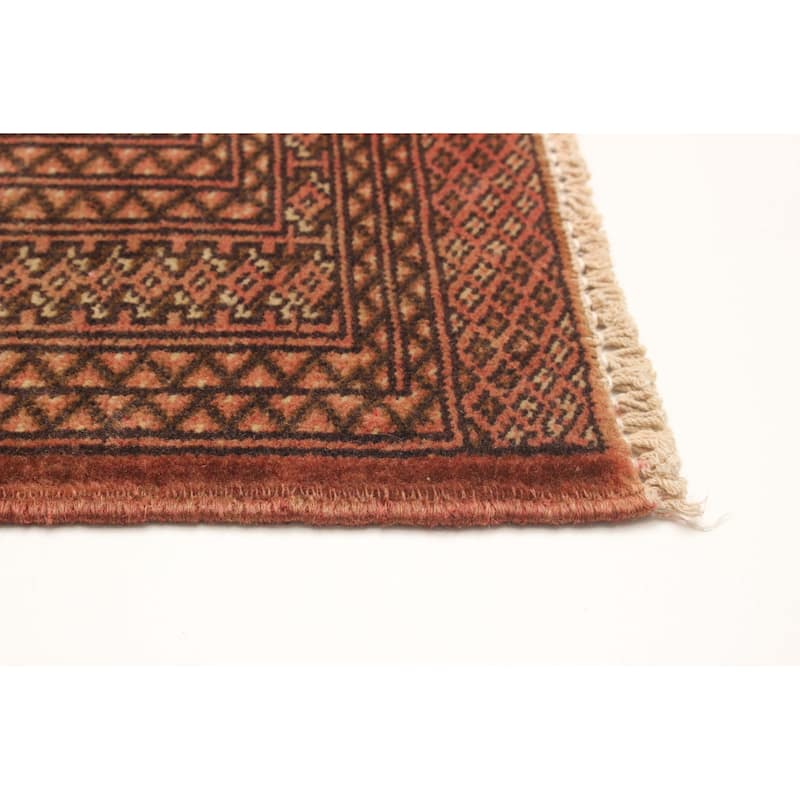 ECARPETGALLERY Hand-knotted Teimani Copper Wool Rug - 4'4 x 6'5