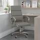 Option Light Gray Leather