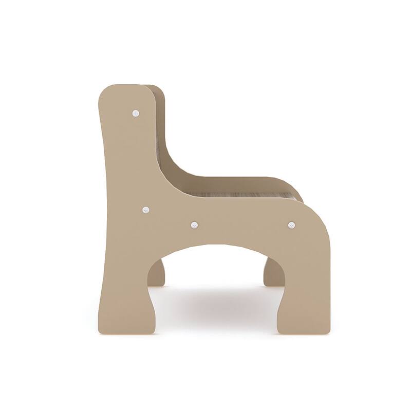 Tot Mate 6" Laminate Activity Chair Pack of 2, Assembled