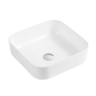 DAX Ceramic Square Bathroom Vessel Basin - 15