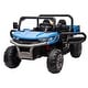 preview thumbnail 83 of 95, Electric 24V Ride-On Dump Truck for Kids, 2 Seater with Remote Control, Non-Slip Tires, and Storage Space