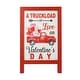 preview thumbnail 51 of 71, Glitzhome 4th of July Wooden Standing Easel Hanging Porch Signs