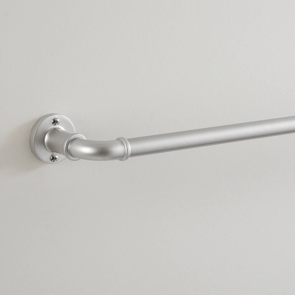 Eclipse Somerton 3/4" Industrial Pipe Blackout Wrap Curtain Rod