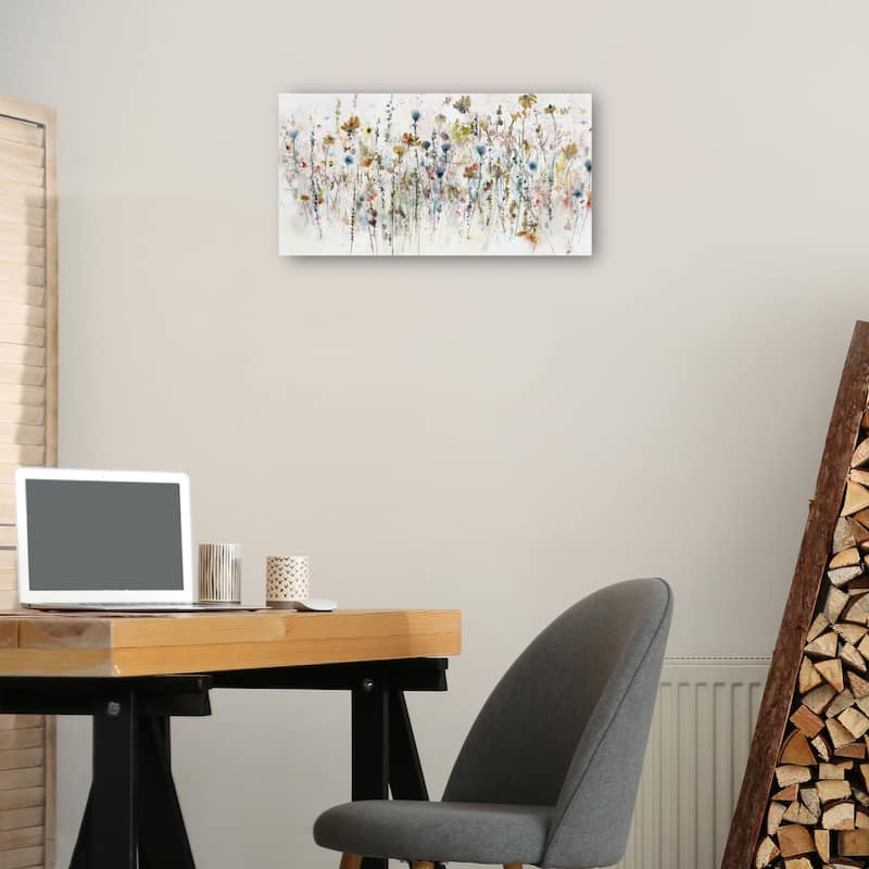 Watercolor Wildflowers By Studio Arts Canvas Art Print