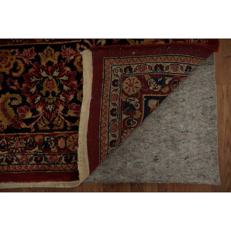 Hand Knotted Oriental 100% Wool Carpet Traditional Floral Red Mahal Area Rug - 13' 10'' X 10' 4''