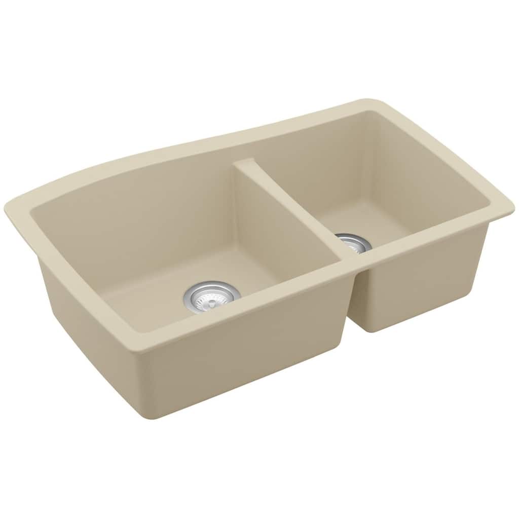 Karran USA QU-721 Quartz QU 33-1/2" Undermount Double Basin Quartz