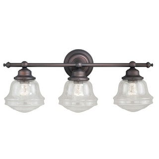 Vaxcel Lighting Huntley 3 Light 24" Wide Bathroom Vanity Light with