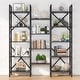 preview thumbnail 16 of 60, Large Triple Wide 5-Shelf Etagere Bookcase