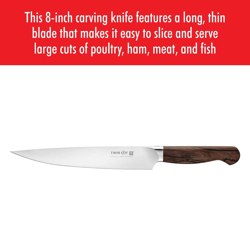 ZWILLING TWIN 1731 8-inch Carving Knife - Brown