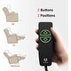 preview thumbnail 29 of 45, Mcombo Electric Power Recliner Chair with Massage and Heat, Faux Leather 7050