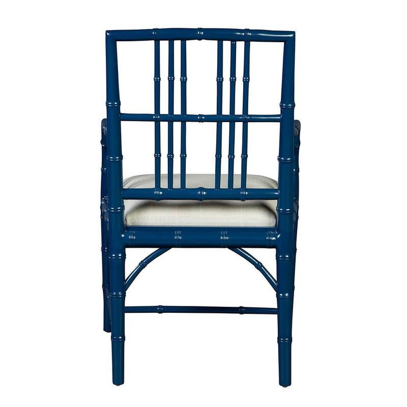 Riley Mahogany Dining Chair, Blue