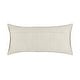 preview thumbnail 5 of 5, Kosas Home Cheyenne 100% Leather 16x36" Throw Pillow, Chestnut