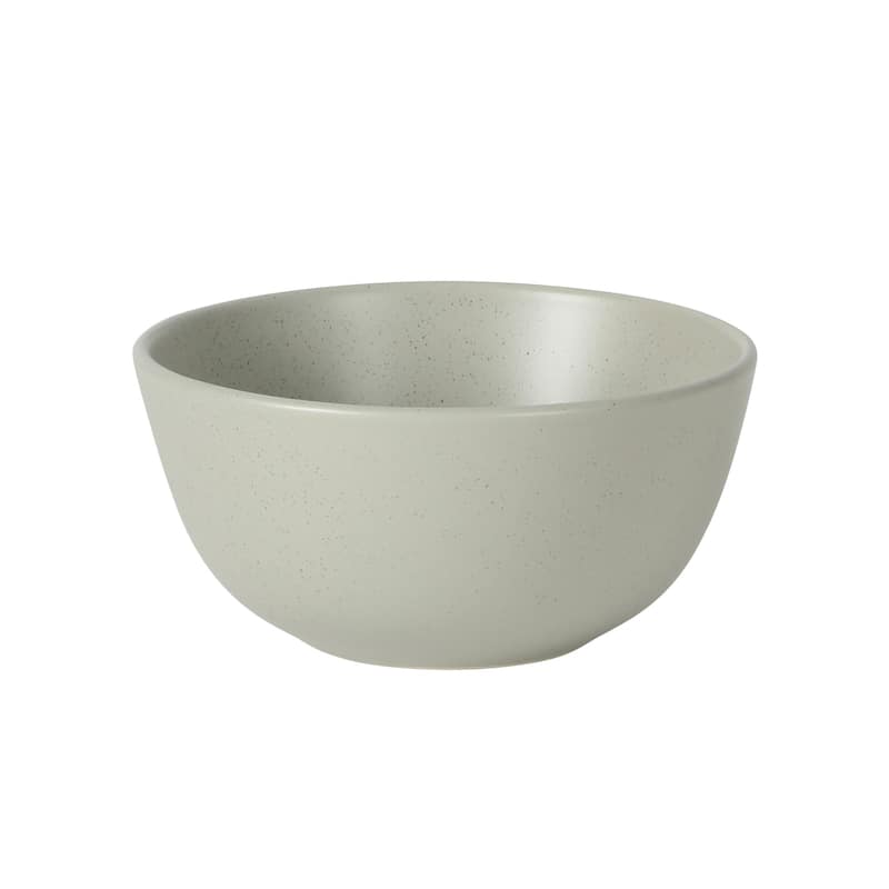 Gibson Elite Leeds Court Plates and Bowls Sets, 16-Piece Stoneware Dinnerware Sets, Round Speckle Reactive Glaze Dish Set