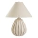 preview thumbnail 4 of 5, Uttermost Javary Matte Beige Table Lamp - 22"W x 22"D x 27.5"H