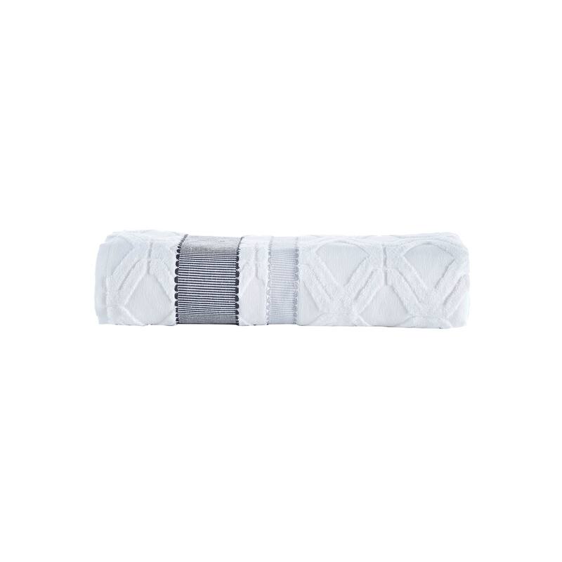 Brooks Brothers Large Square Bath Sheet - White