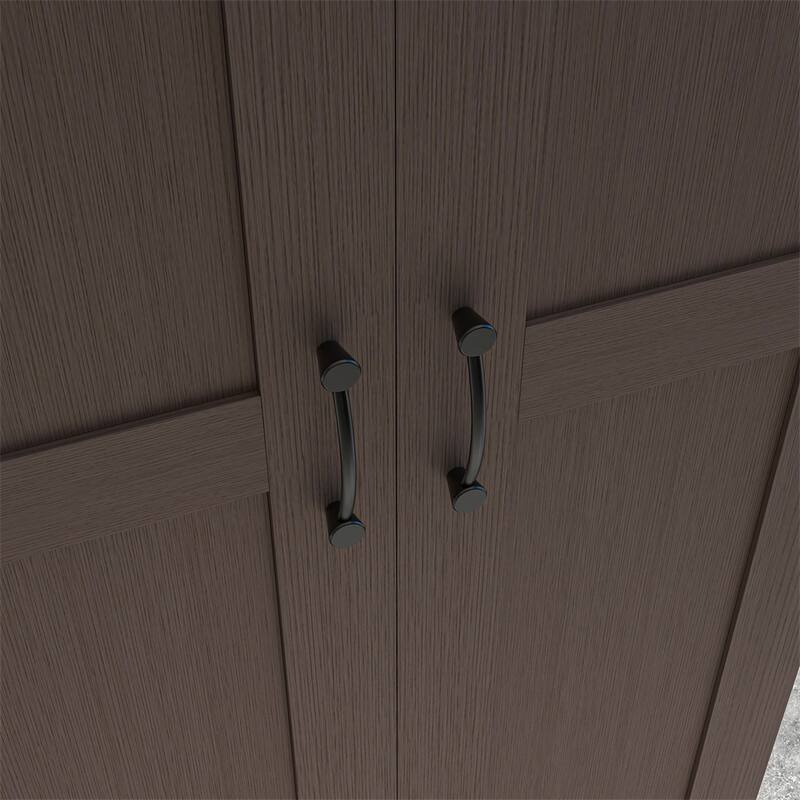69" Wood Pantry Storage Cabinet with Soft Close Doors