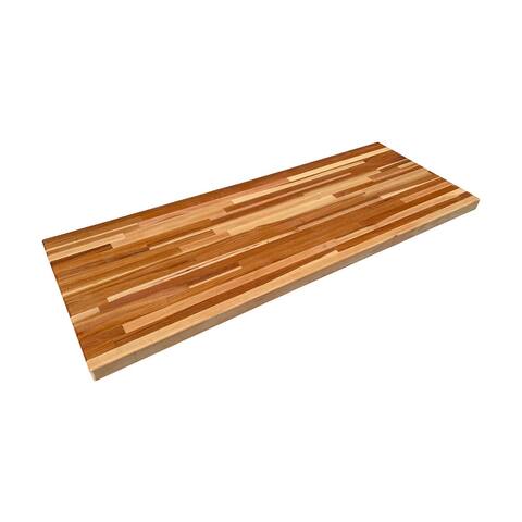 Forever Joint Hickory 1-1/2" x 26" x 60" Butcher Block Counter Top