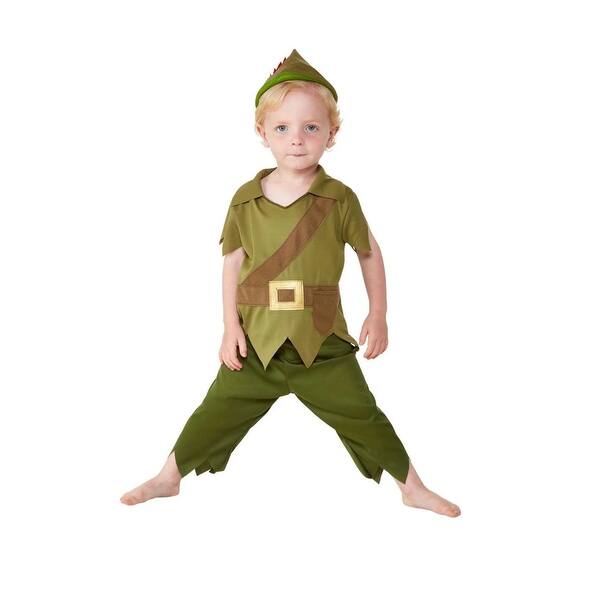 Shop 48 Green And Brown Robin Hood Toddler Halloween Costume T2