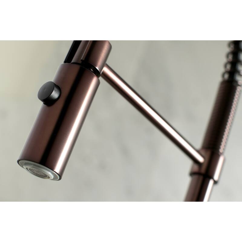 Kingston Brass New York Single-Handle Pre-Rinse Kitchen Faucet