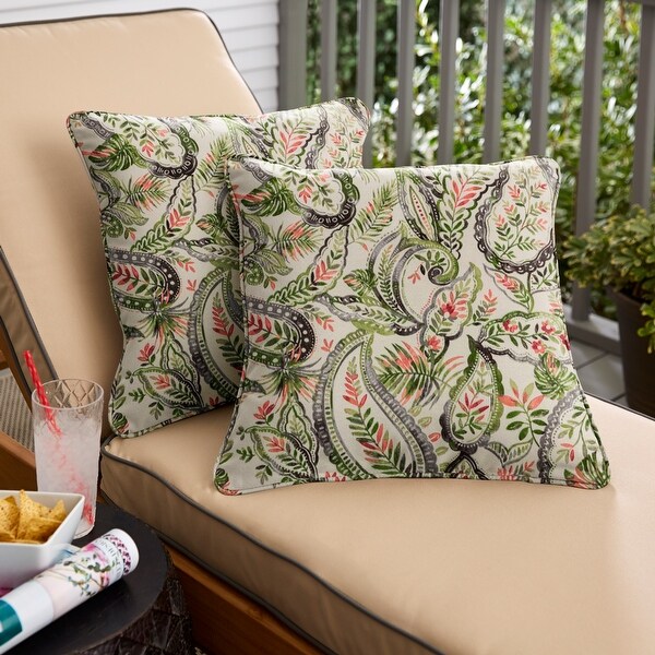 Paisley outdoor pillows sales