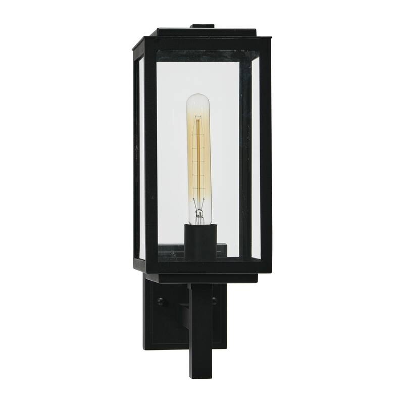 Robert Stevenson Lighting Addison - Metal and Glass Outdoor Light - 6W x 9L x 17H