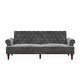 preview thumbnail 23 of 41, The Novogratz Upholstered Cassidy Futon Convertible Couch