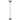 HomeRoots 70" Rusted Torchiere Floor Lamp With Rust Frosted Glass Dome Shade - 13.75