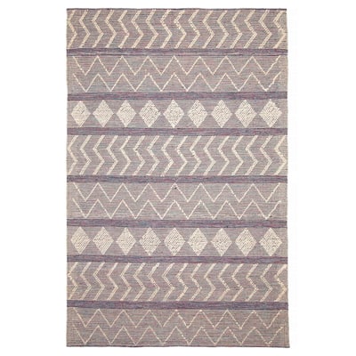 ECARPETGALLERY Braid weave Sienna Pink Wool Rug - 6'2 x 9'6