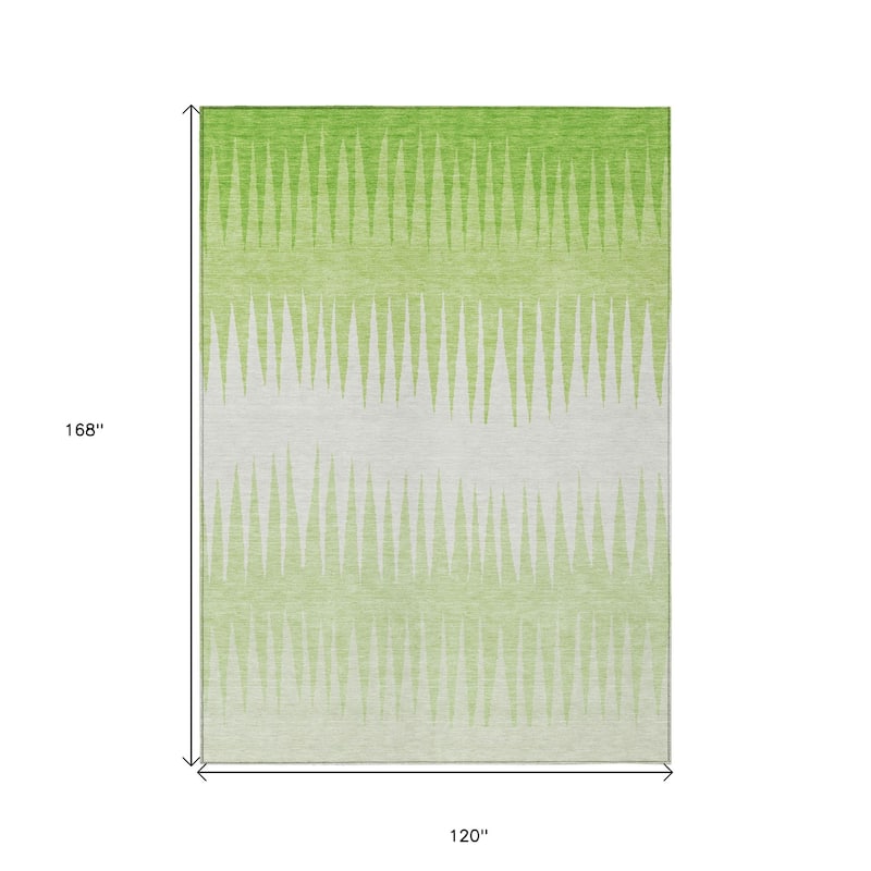 HomeRoots Striped Transitional Rectangle Outdoor Rug