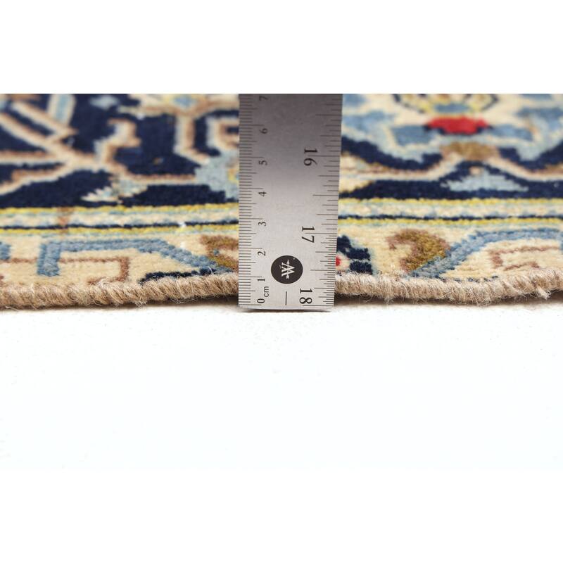 ECARPETGALLERY Hand-knotted Antalya Vintage Dark Navy Wool Rug - 6'8 x 10'6