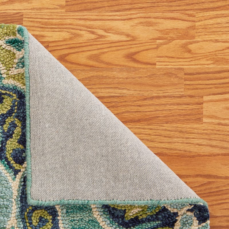 Sevita Dana Contemporary Medallion Hand-Tufted Wool Indoor Area Rug