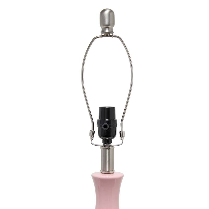 Lalia Home Droplet Table Lamp with Fabric Shade