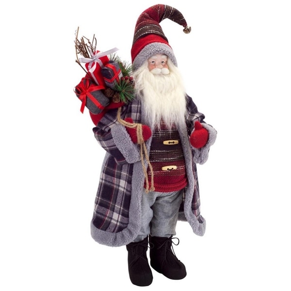 Christmas Decorations Christmas Figurines Pack Of 2 Metallic Woodland Santa Center Piece 28 Christmas Decorations Christmas Figurines Pack Of 2 Metallic Woodland Santa Center Piece 28
