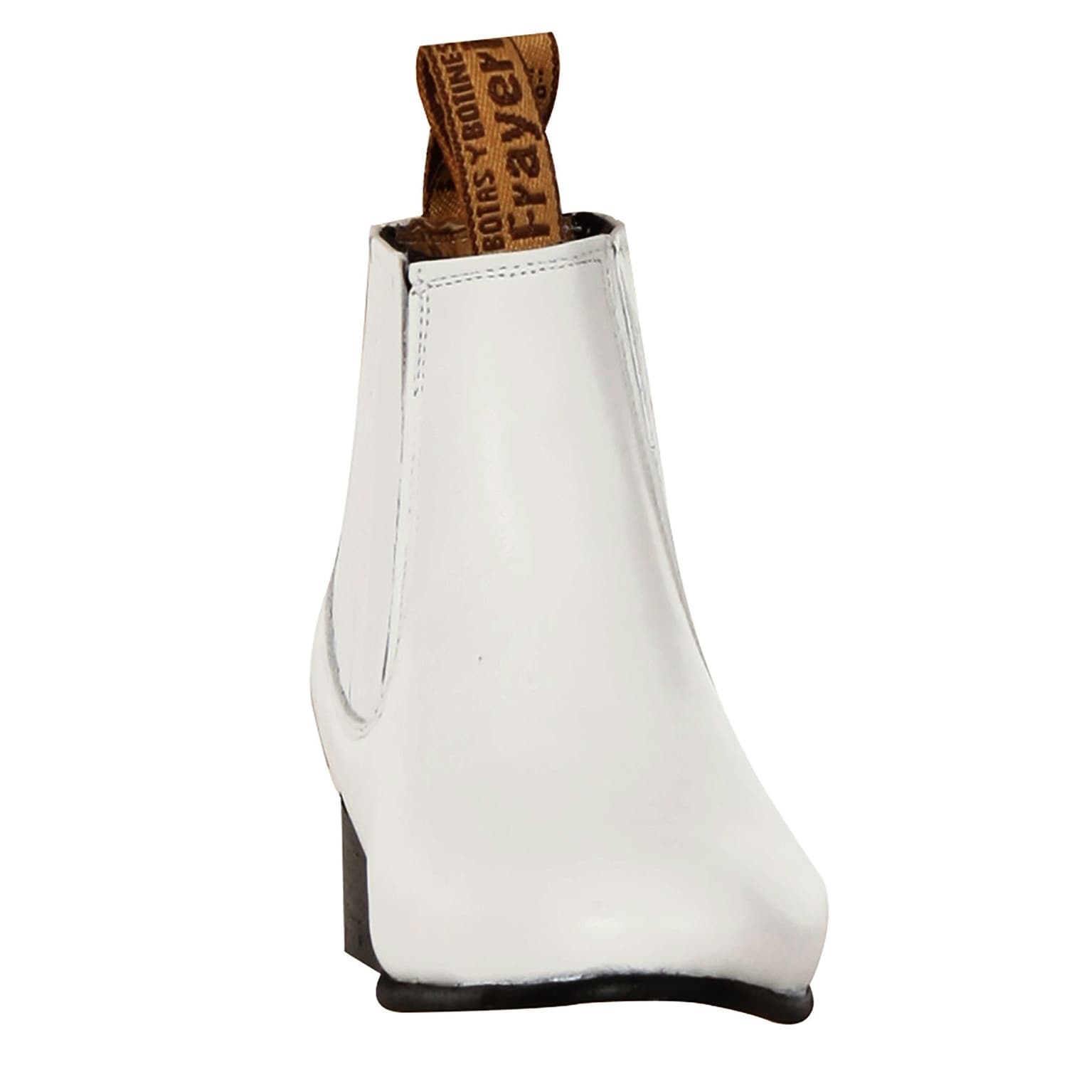 white low heel ankle boots