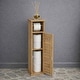 preview thumbnail 4 of 41, Toilet Paper Storage Cabinet with Dispenser Toilet Organizer - 7.2'L x 7.2"W x 29.9"H
