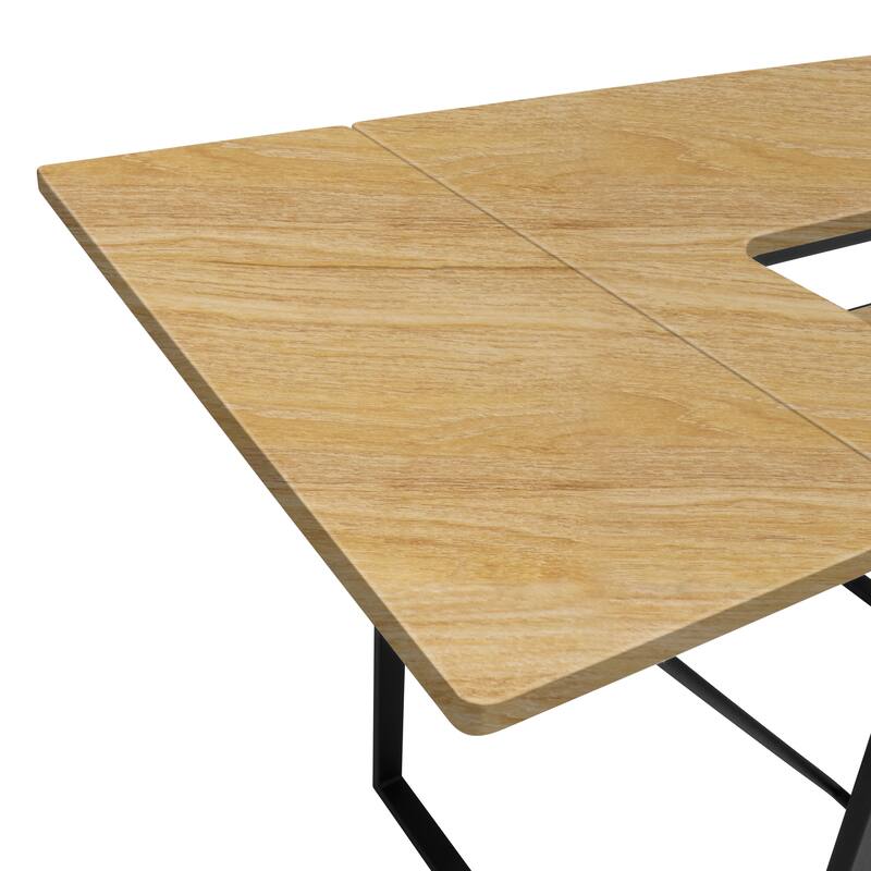Sew Ready Dart Wood Top Sewing Table with Folding Top